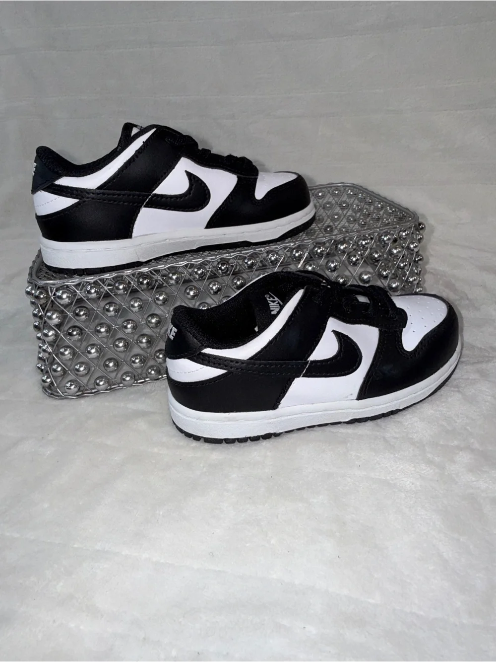 Nike Dunk Low Panda Black White Toddler 10C (UK 9.5/EU 27) CW1589-100 🐼🖤